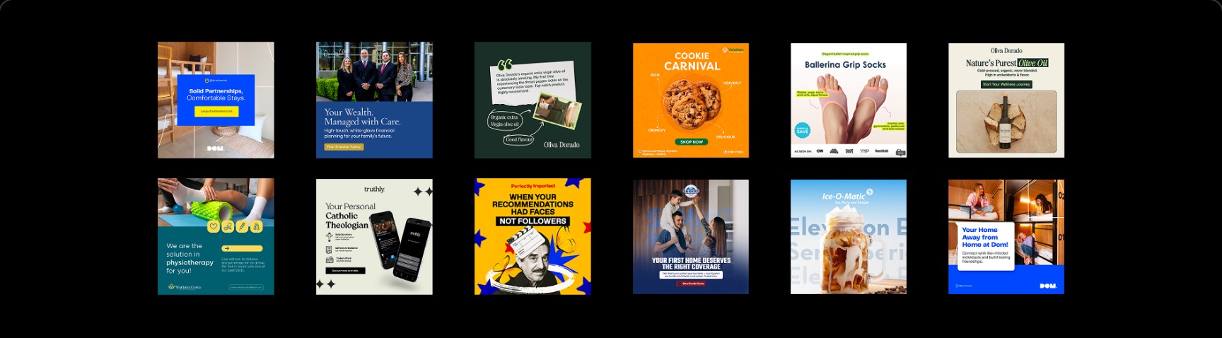 Social media content examples